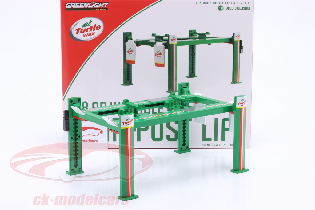 グリーンライト1/18 フォーポスト リフト - ガルフ・オイル - Lift