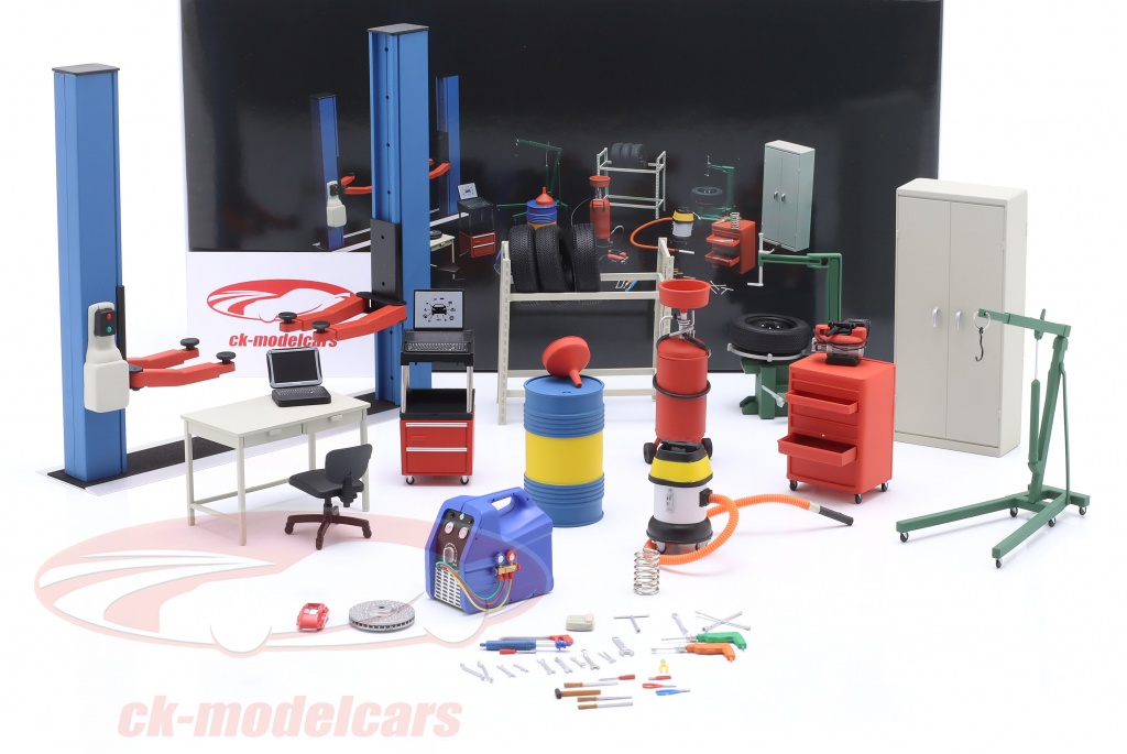 Garage Kit Set バージョン 2 118 AUTOart 49111 49111 674110491111