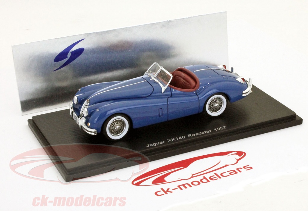 Jaguar XK140 Marron Sportcar 1/43 OPO – Miniature Métal Collection EF10