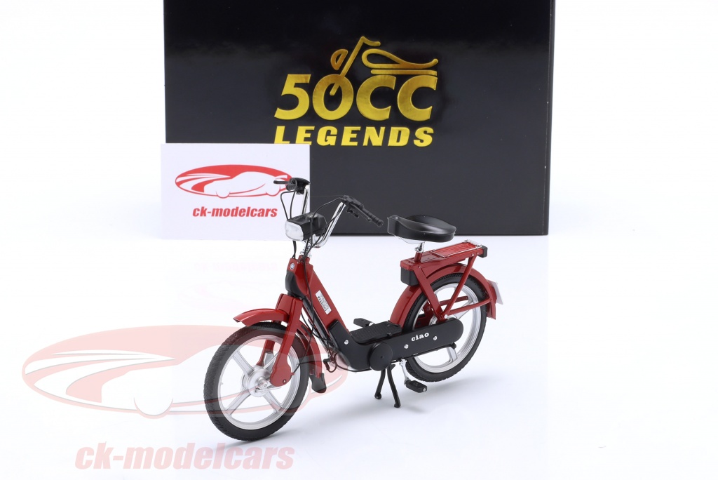 Mofa Modell Maßstab 1:10 Piaggio Ciao rot-metallic von 50cc Legends Moped