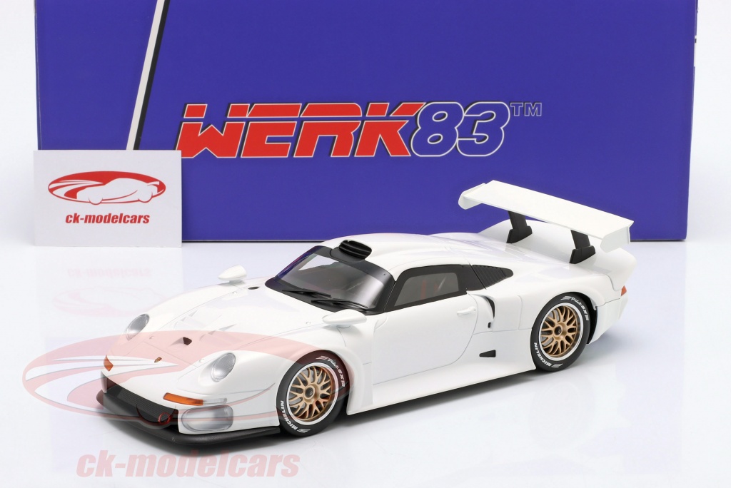 Werk83 1:18 Porsche 911 GT1 Plain Body Version 白 W18013003 モデル