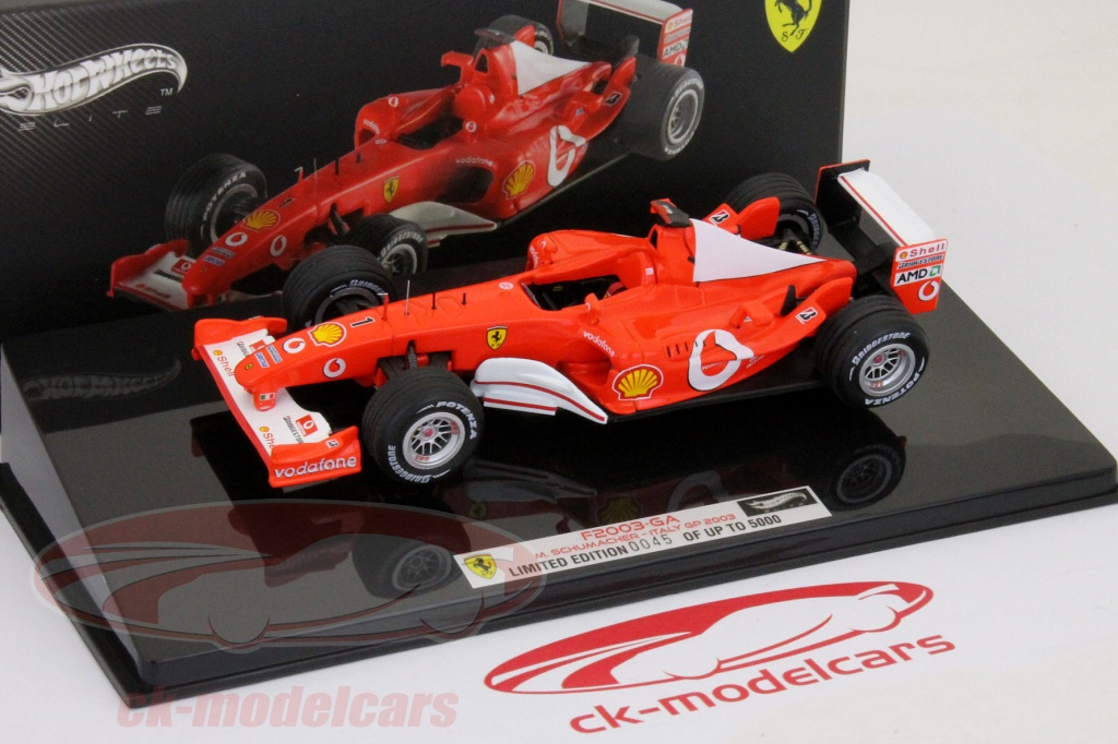 IXO-MODELS SF14 Ferrari F2003 Winner GP USA 2003 Michael Schumacher - LA STORIA FERRARI COLLECTION #14 1/43
