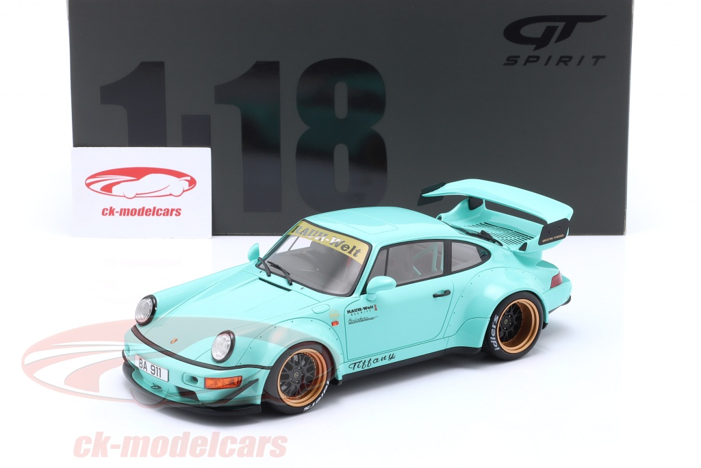 GT-SPIRIT 1:18 Porsche 911 (964) RWB 建設年 2015 ティファニー 青 ...