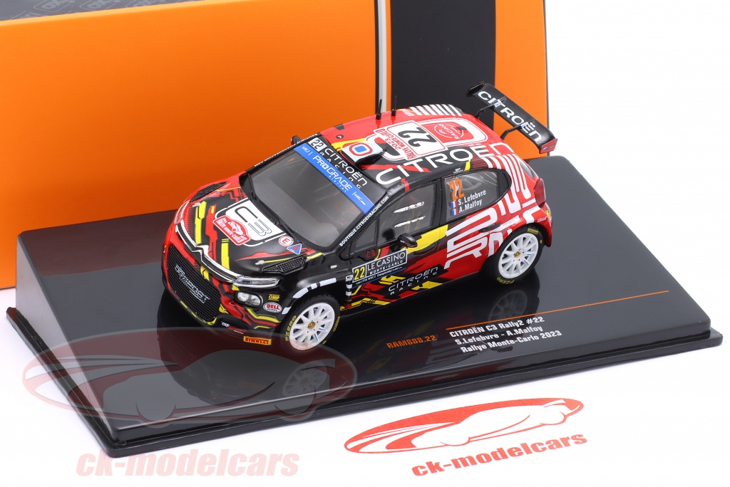 CITROEN C3 Rally2 №22 Rally Montecarlo (2023) S.Lefebvre - A.Malfoy CITROEN C3 Rally2 №22 Rally Montecarlo (2023) S.Lefebvre - A.Malfoy