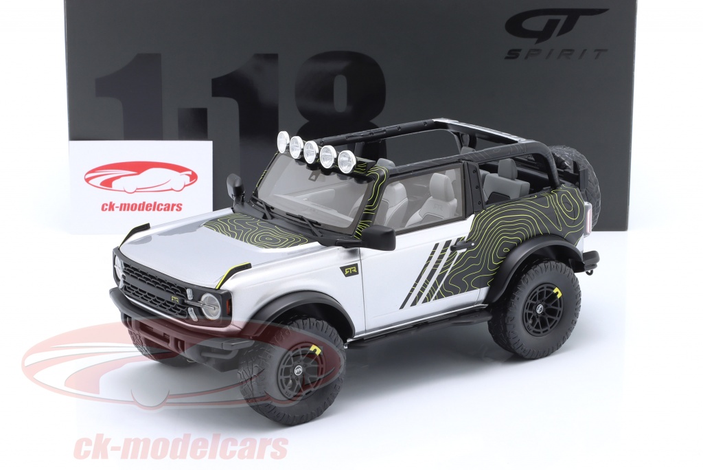 Gt404 GT-SPIRIT 1:18 Ford Bronco by RTR Année de construction 2022 argent ...