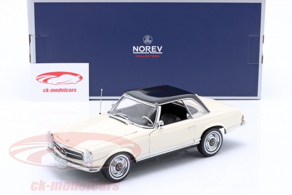 Norev 1:18 Mercedes-Benz 230 SL year 1963 white 183768 model car 183768  3551091837688