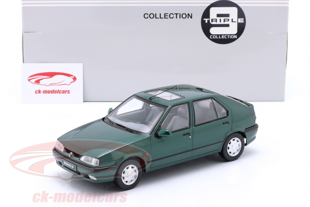 Triple9 1:18 Renault 19 建設年 1994 イギリス人 緑 メタリックな T9 