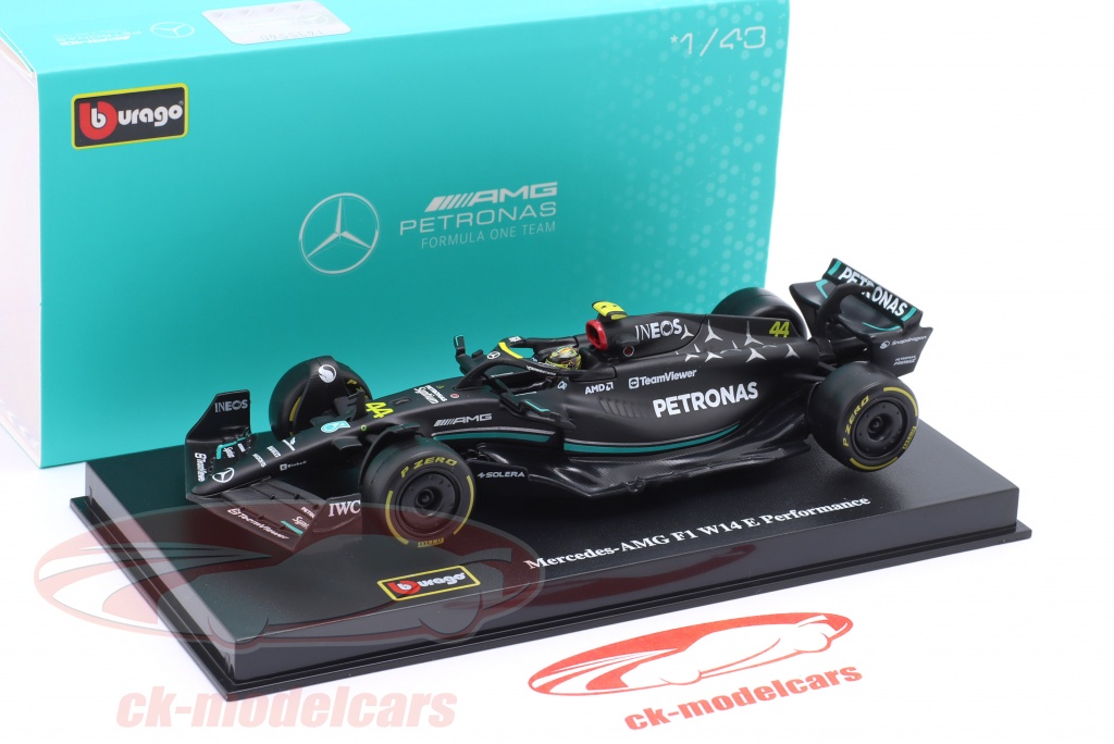 Bburago 1:43 Lewis Hamilton Mercedes AMG F1 W14 #44 formule 1 2023 18-38081  #44 modèle voiture 18-38081 #44 8719247877260 4893993380817