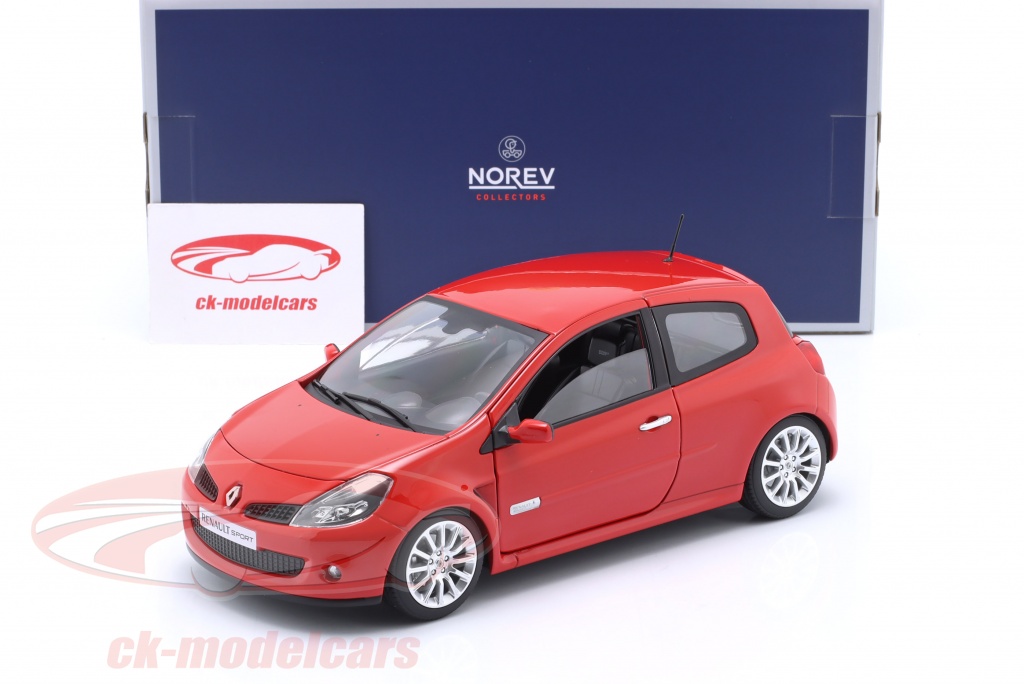 Norev 1:18 Renault Clio 3 RS Baujahr 2006 rot 185252 Modellauto 185252  3551091852520