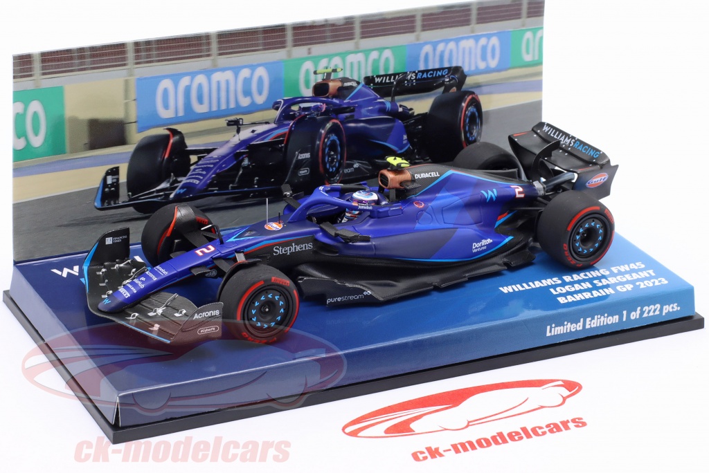 ミニカー Williams Racing FW46 Logan Sargeant 2024 WILLIAMS FW46 Formula 1 2024 Logan Sargeant - Minichamps