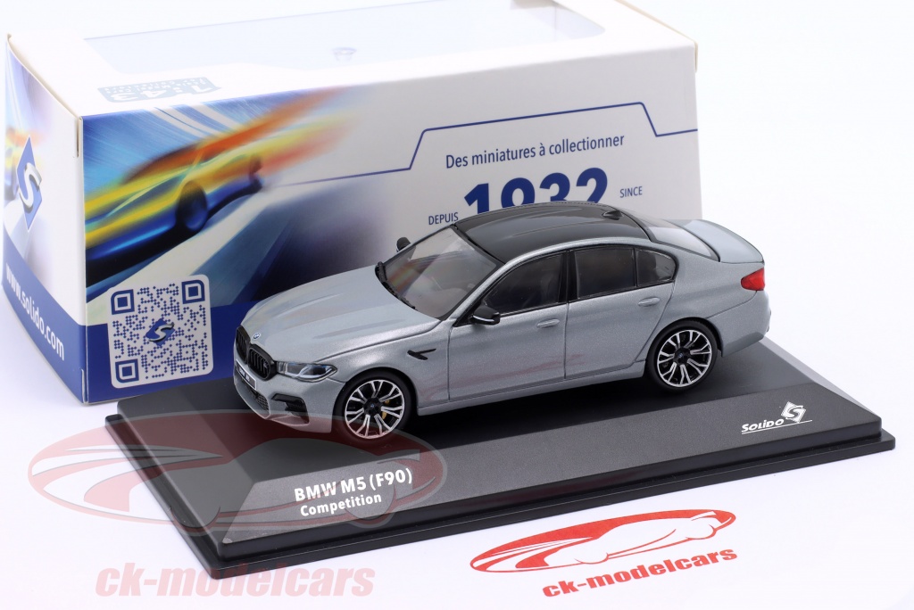 Solido 1:43 BMW M5 Competition (F90) Baujahr 2022 mattgrau  
