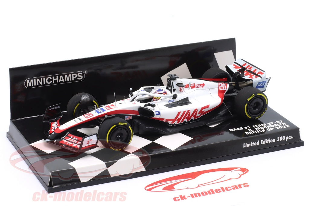 Minichamps 1:43 Kevin Magnussen Haas VF-22 #20 イギリス人 GP 式 1 