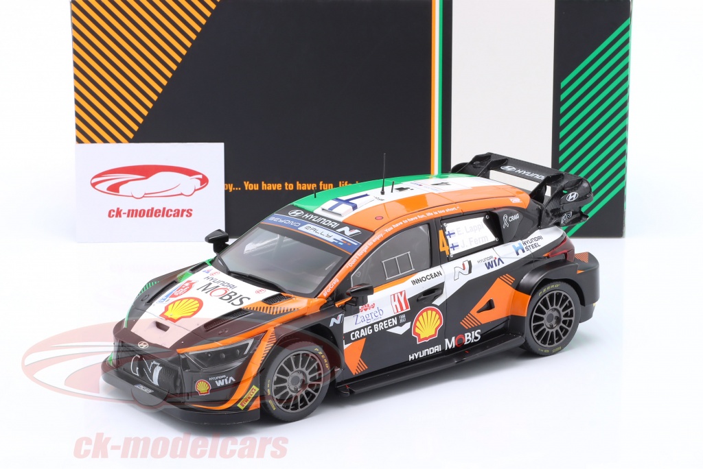 Hyundai I20 Rallye 1/18 - Lappi/Ferm Croatie 2023 - IXO 160B.22 - Neuf