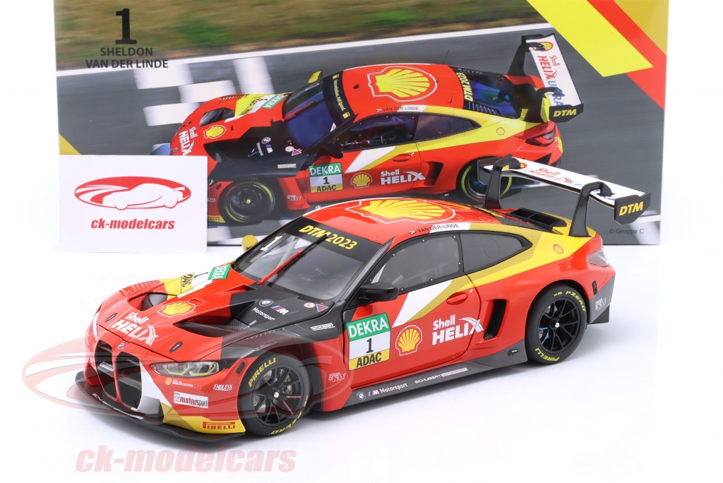 Minichamps 1:18 BMW M4 GT3 #1 DTM 2023 Sheldon van der Linde Team  