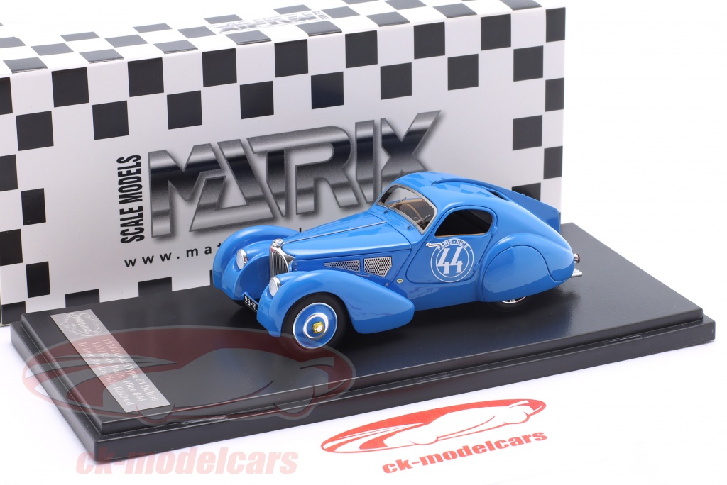 Bugatti 1937 Matrix 1/43 - Miniature Voiture Neuve En Boîte
