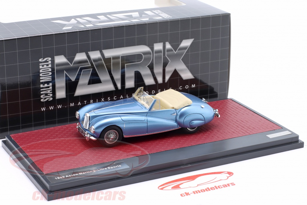 Aston Martin DB MKII LML Vert foncé 1949 au 1/18 de Matrix MXL0108-012