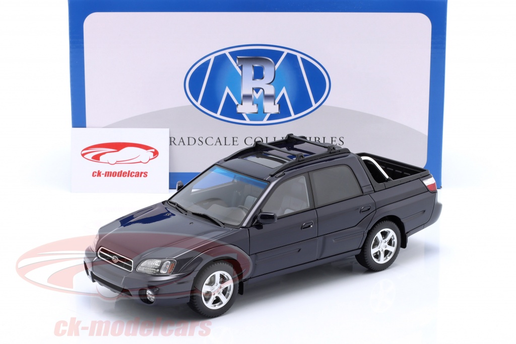 Radscale Collection Subaru Baja Bleu 1/18 Résine, Modèle Neuf, Prévente