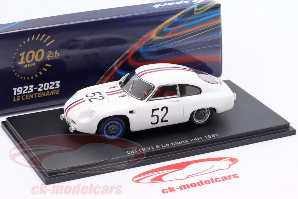 NO SPARK DB HBR5 Panhard Coupé #45 3rd 24 Heures du Mans 1961 1/43