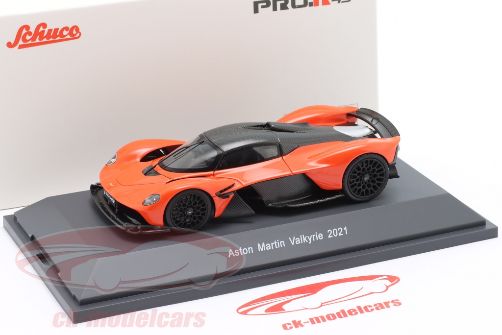 Schuco 143 Aston Martin Valkyrie Año de construcción 2021 naranja