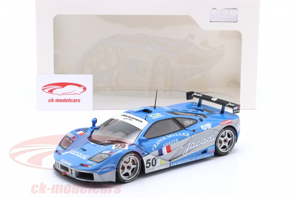 Solido S1804111 McLaren F1 GTR Short Tail, 2 Horas de Brasilia 1996, No.1, N.Piquet