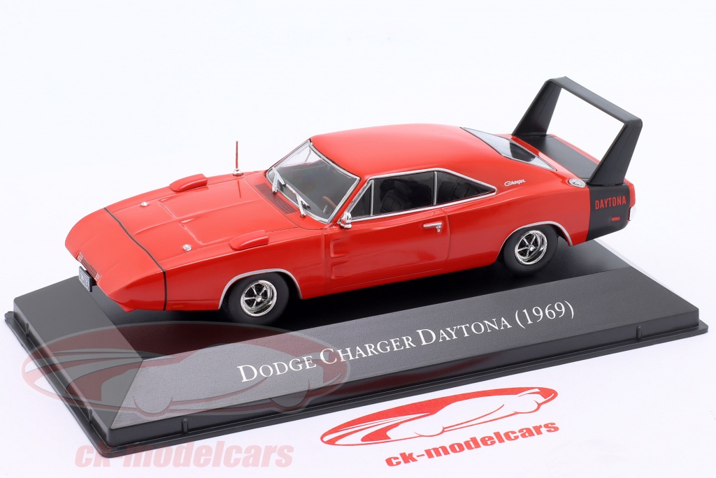 Miniature Spark 1/43 – Dodge Charger Daytona 1969 – Rouge – Résine – Occasion