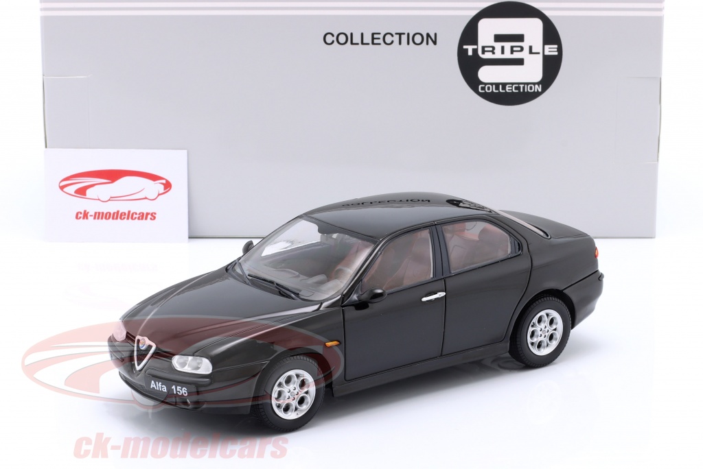 Triple9 1:18 Alfa Romeo 156 Year 1998 black T9-1800512 model car T9 ...