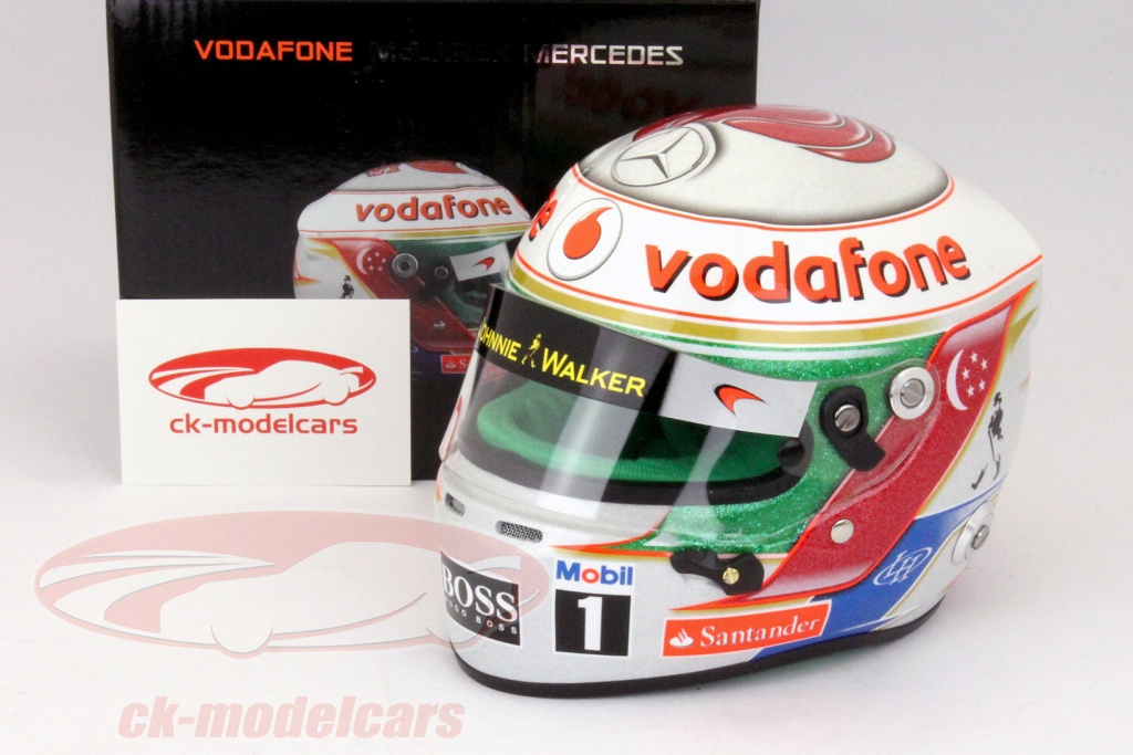 Casque Helmet Button F1 Mclaren Abu Dhabi 2016 Arai 1/2