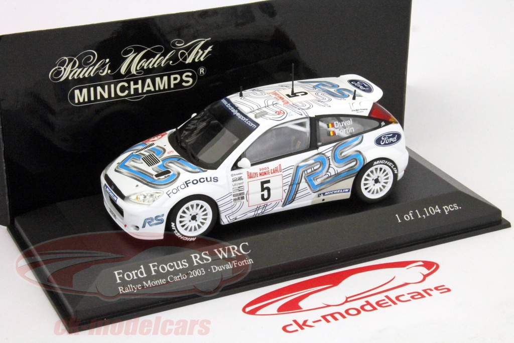 Décalcomanies 1/32 Ford Focus WRC Duval - Rallye Catalunya 2003, Référence 0668, Neuf, Made In France