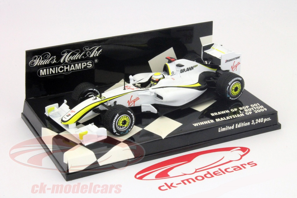 Brawn F1 J.Button von Minichamps 1:18 (Gebraucht) in Oberbuchsiten für