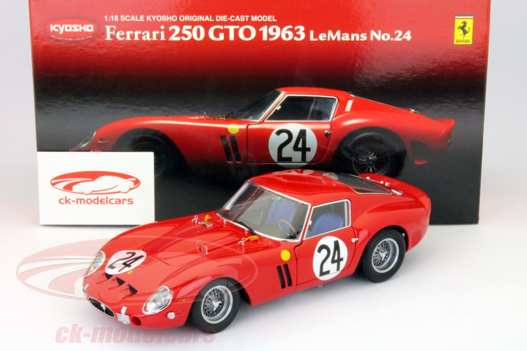 FERRARI 250 GTO 25 DUMAY/DERNIER 24H DU MANS 1963