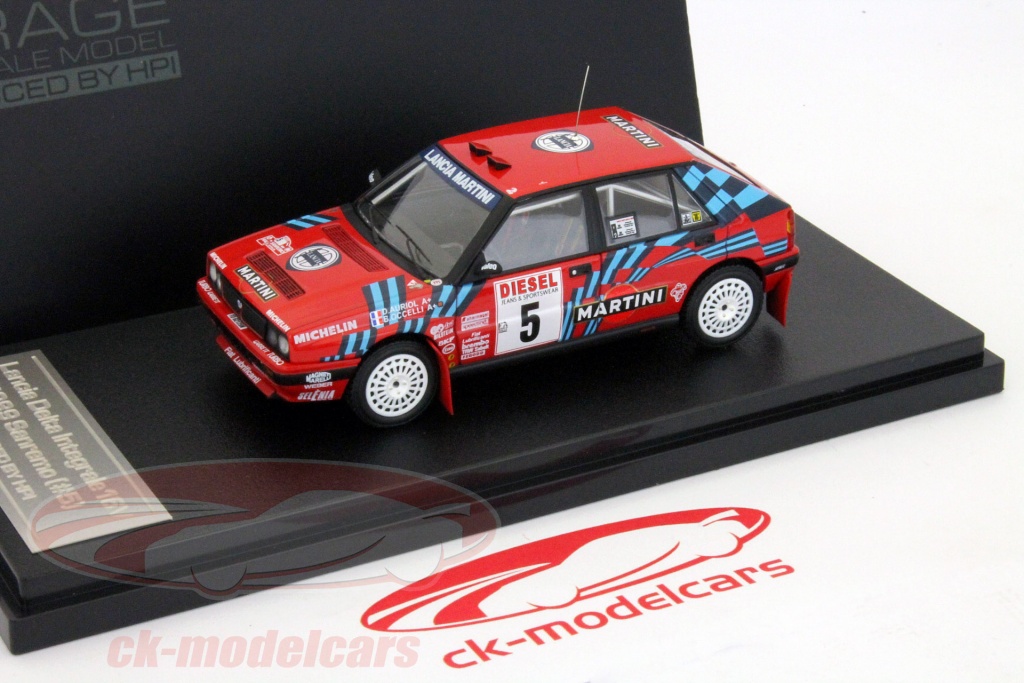 HPI 1/43 ランチアデルタHF インテグラーレ16V サンレモ1989#1 HPI 1/43 ランチアデルタHF インテグラーレ16V サンレモ1989#1の