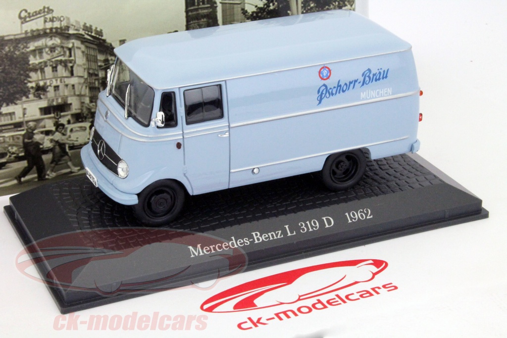 Norev 1965 Mercedes Benz O319 Blue and Beige LE of 1000 1/18 Scale New