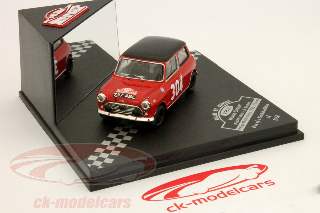Vitesse 1:43 Morris Cooper #304 Rally Monte Carlo 1962 Moss, Wisdom ...