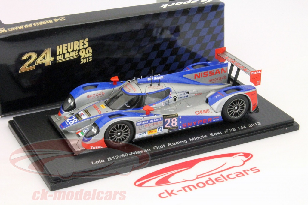 1 43 Spark Lola B12/60-Nissan #28 Retired Le Mans 2013 Giroix
