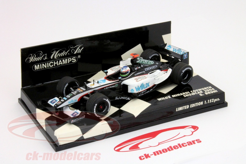 Modellino F1 Minichamps 1/43 KL Minardi Asiatech PS02 #22 A. Yoong