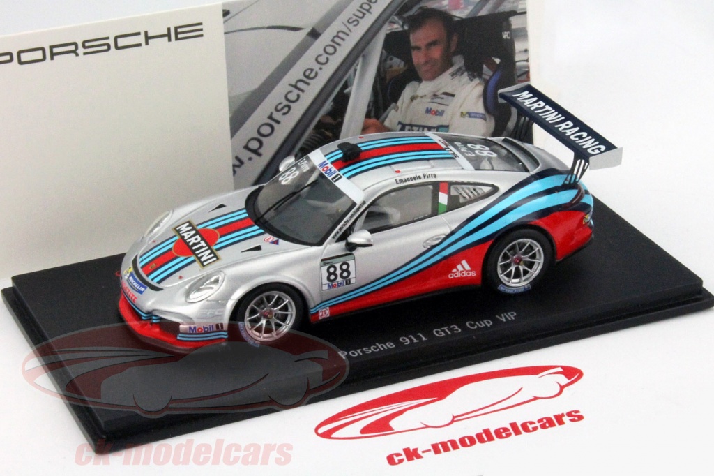 Spark 1:43 E. Pirro Porsche 911 (991) GT3 Cup #88 VIP マティーニ 