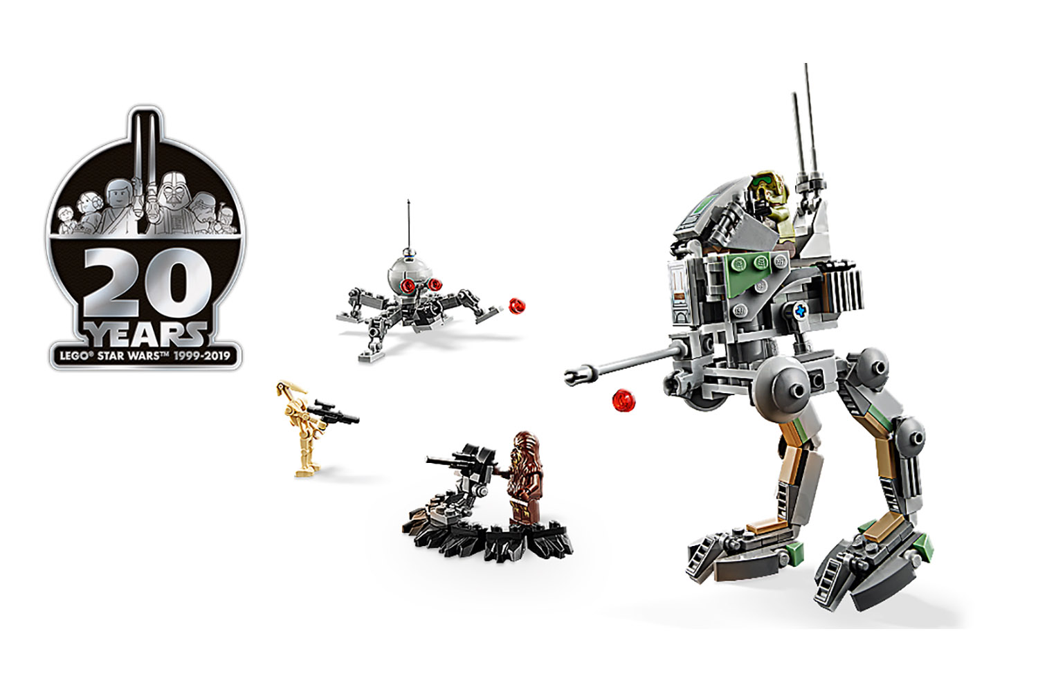 LEGO® Star Wars™ Clone Scout Walker™ 20th Anniversary Edition 75261 ...