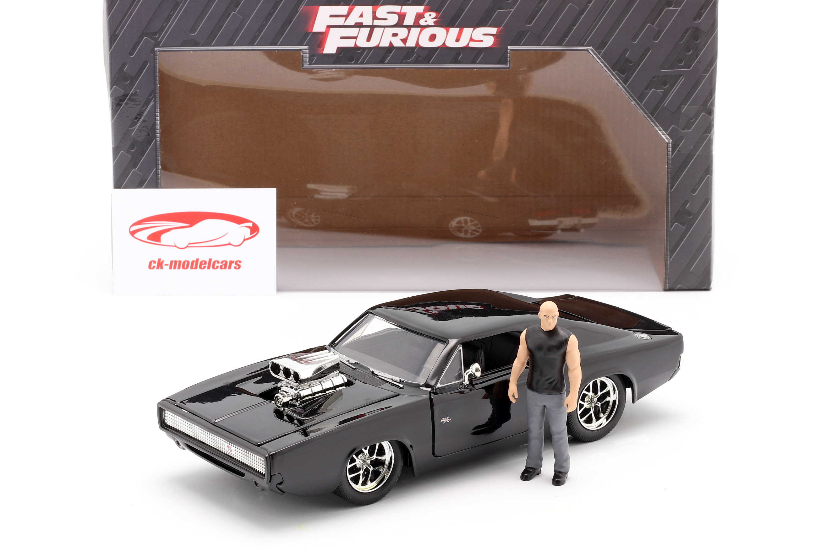 Dom's Dodge Charger R/T 1970 电影 Fast & Furious (2001) 同 人物 1:24 Jada Toys