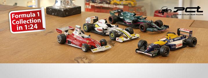 VERKOOP %% Formula 1 Collection in schaal 
1:24 voor een speciale prijs!