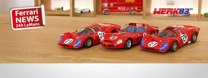 Werk83 new products Ferrari 330 P3 Coupé and Spider
now available!